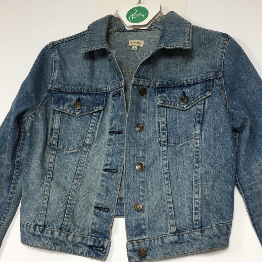 Cropped Jean Jacket from Cremieux, size S